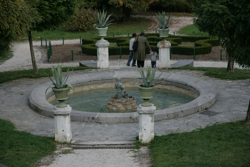 Tivolski vodnjak, Park Tivoli, Ljubljana, park, fontana